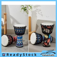 valuemalls 8 Inch Portable African Drum Djembe Hand with Colorful Art Patterns Percussion Musical In
