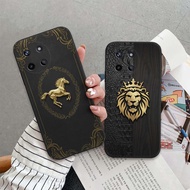 Realme 11 4G / 5G / Realme 11 Pro / Pro+ 5G case with fashion design printed with gold badge