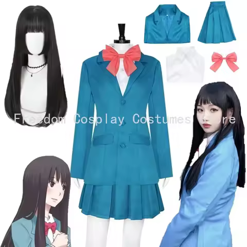 Sawako Kuronuma Cosplay Costume Wig Anime Kimi ni Todoke From Me to You JK School Uniform Skirt Shir