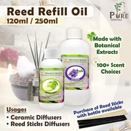 Reed Refill Oil 120ml/ 250ml/bot [For use in Reed Sticks Diffuser / Ceramic Aroma Diffuser]