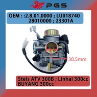 PGS Carburetor Assy For Buyang 300 Feishen FA-D300 G300 H300 LU018740 2.8.01.0000 Stels ATV 300B Lin