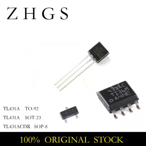 20-100PCS TL431 SOT TL431A SOT-23 431 TO-92 TL431ACDR SOP-8 SOP SMD new voltage regulator IC STOCK W