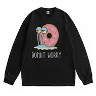 Patternmerch "gary the snail donut worry" Oversize T-Shirt | Oversized Longsleeve | Washing tee | T-