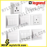 Legrand Belanko S 13A / 1 2 3 4 Gang Switch 2 Way Telephone TV Astro Cat5e Cat6 Bell 20A Universal 1