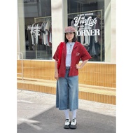 Vertical striped shirt with embroidered letters 0500 - AB0403