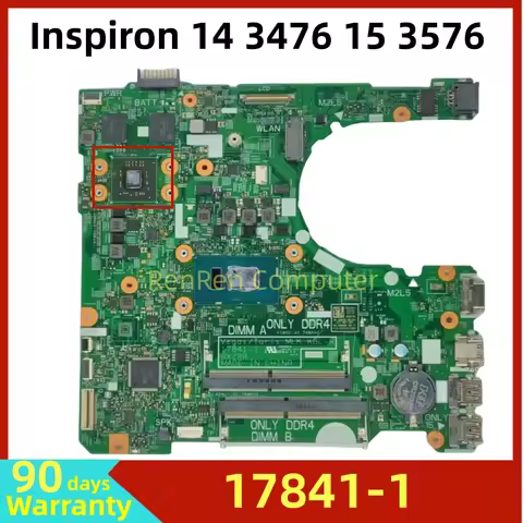 17841-1 FOR dell Inspiron 14 3476 15 3576 Laptop Motherboard DDR4 with I5 I7 CPU 2160890010 2GB GPU 