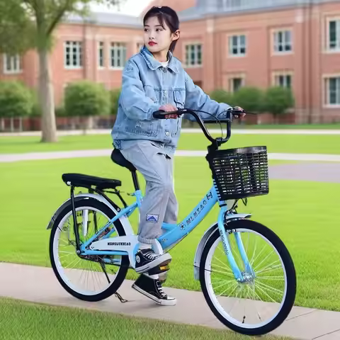 Children's Folding Bicycle Children's Bicycle 9-10-16 years old and Female Student Princess Regular 