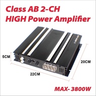 Car Audio Power Amplifier 2 channel  3800WATTS