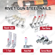 Manual Steel Nails Tufting Gun Rivet Gun Tool Gunpowder Bullet Fastener Ceiling Wire Slotting Wall A