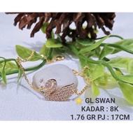 Goose Bracelet 375/8k Gold