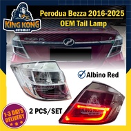Perodua Bezza 2016 - 2025 Albino White Design Dynamic Tail Lamp Tail Light - Albino Red New design N
