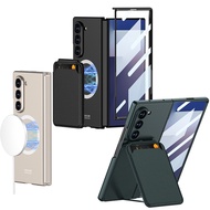 Magnetic for Samsung Galaxy Z Fold 7 Case Trendy Design Wallet Bag Z Fold7 With Card Slot Phone Casi
