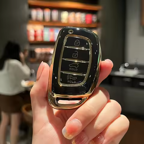 3 4 Buttons Car Key case for Hyundai Avante 2018 Sonata 2015 Tucson Santa Fe Rena Elantra Azera 2018