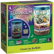 🌟AUTHENTIC🌟 Creativity for Kids Grow 'n Glow Terrarium - Science Kit for Kids