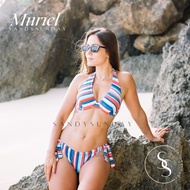 Push-up Underwire Bikini Set 34B & 36BTALI - MURIEL SANDY SUNDAY Bikini Top Bikini Bottom