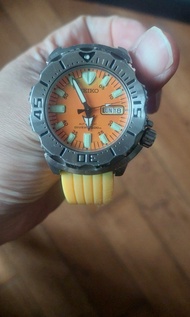 seiko monster 橙面 有原裝带和盒 有诚可少議