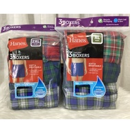 Hanes 3 pcs Tagless Boxer Shorts ( XL,2XL)