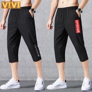 [M-5XL/110kg] Men Pants Seluar Pendek Lelaki Plus Larger Size Beach Sports Cropped Shorts Drawstring