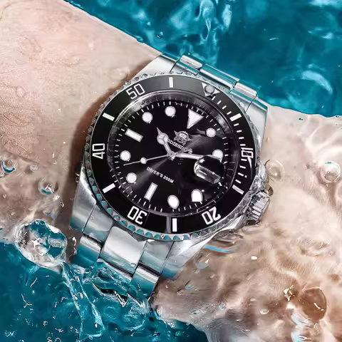 ADDIESDIVE Hot Selling Luxury Men's Diving Watch Steel BGW9 Luminous Ceramic Bezel 41mm 200M Waterpr