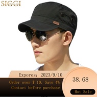 NEW Siggi CM68033 Hat Men's Autumn Korean Style Fashionable Baseball Cap Outdoor UV-Proof Men's Flat Top Sun Hat Sun H