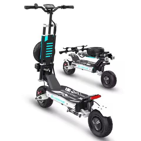 GD83 5600W Dual Motor Electric Scooter for Adults 60V30Ah Battery 50Mph Max Speed 60Miles 11''All-Te