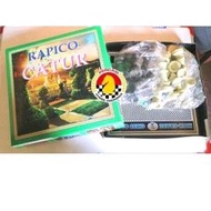 Complete Plastic chess Fruit Board Bag And bonus chess Clock chess set completed free chess timer