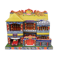 35*28*18CM Rumah Sembahyang Kertas Rumah Kertas Rumah Kertas Untuk Sembahyang