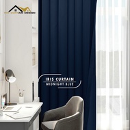 THTcurtaindesign 28# Iris Curtain (170CM-400CM) Blackout Curtain Murah (Hook & Eyelet)