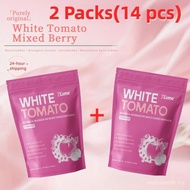 【2 packs】7LUME White Tomato powder Berry Mix 9 in 1 Drink, KKM ＆HALAL Natural Organic Beverage buy w