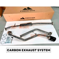 FORCE 4WD EXHAUST MUFFLER CARBON HILUX RANGER NAVARA D MAX TRITON RAPTOR FORTUNER PIPE VIGO REVO T6 