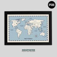 World Map Political Poster 02