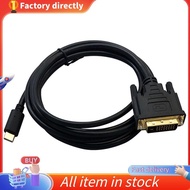 In stock-USB TYPE C to DVI Cable USB Type C to DVI 24+1 Adapter 4K 30Hz (6FT/1.8M) for Thunderbolt 3