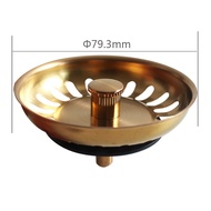 Talea 79.3mm SUS304 Stainless Steel Sink Drain Strainer,Anti-Leakage and Anti-Blocking,Sink Plug and