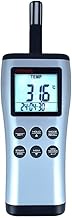 Handheld Indoor Air Quality Monitor (CO2 Range: 0 to 5000 PPM) for Confined Spaces, Workspace, HVAC,