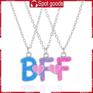 WIN Magnetic Best Friend Necklace For Women Girls Friend BFF Letter Necklace