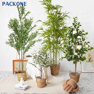 PACKONE Olive Tree Bamboo Artifical Plant With Pot Aritificial Tree Indoor Pokok hiasan dalam rumah