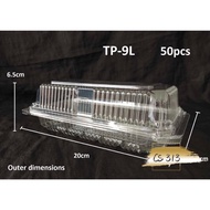 TP-9L (6.5inch) ±50's Plastic Tray / Disposable Packaging Food Tray / Bekas Makanan
