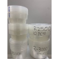 Round Plastic Container R1100/R1200/R2500/R2300/R3000