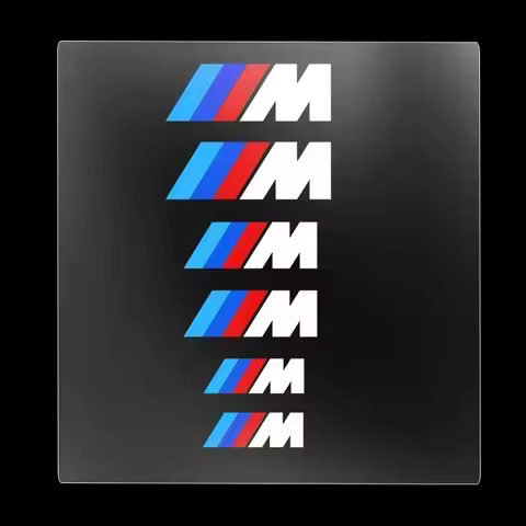 1set Car Brake Caliper Badge Emblem Sticker For BMW M E81 E82 E88 E90 E91 E92 E93 F30 E60 E61 GT F10