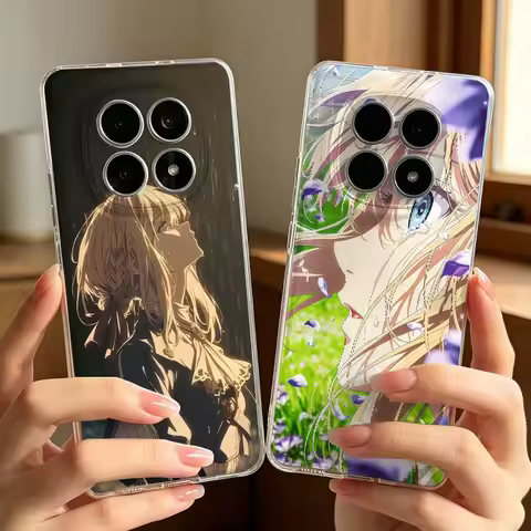 Violet Evergarden Cover For Xiaomi POCO F4 F5 X3 X5 X6 X7 Redmi Note 14 15 9C 10 10C 12C 13 14C 15 1