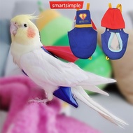 SMARTSIMPLE Super Hero Parrot Diaper Flight Suit Diaper Clothes Parrot Parakeet Pigeon Medium Large 