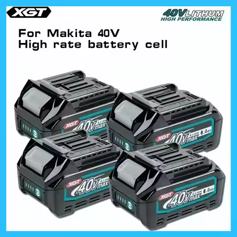 for Makata 40V Max XGT battery 8Ah rechargeable lithium-ion battery suitable and 40V BL4025, BL4040,