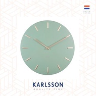 荷蘭Karlsson Wall clock 45cm Charm green翡翠綠配金色刻度掛鐘