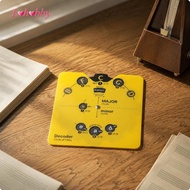 Lohobby Circle of Fifths Wheel Printed Markings Music Theory Wheel Chord Chord Progression Guide Fol