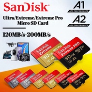 SanDisk Ultra / Extreme / Extreme Pro microSD Card （64GB-1TB） UHS-I C10 U3 A1/A2 4K TF Memory Card w