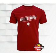 MANCHESTER UNITED T-SHIRT UNITED ARMY T-SHIRT/ RED DEVILS T-SHIRT/ RED T-SHIRT/ DEVIL T-SHIRT/ MU GG