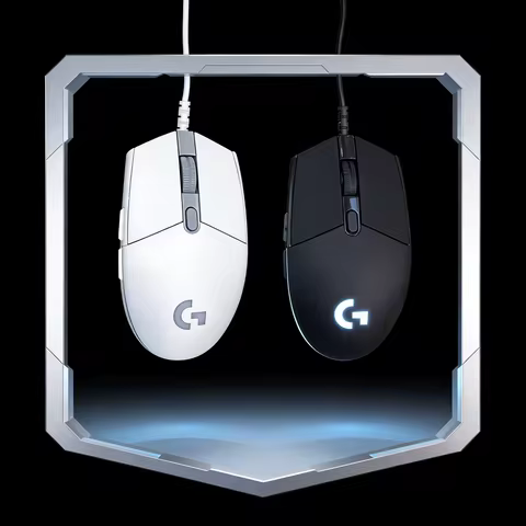 Logitech G203/G102/G402/M100R professional gaming mice feature independent three-zone Lightsync RGB 
