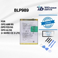 Thunder Drive Battery Compatible For OPO A98 5G F23 5G A1 5G 1+ NORD CE3 LITE BLP989