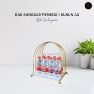 Yen 1-Tier Square Cage Rack A3 Dowry Rack Multipurpose Stacking Rack