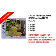 (FAULTY, FOR CERTAIN PARTS REPLACEMENT ONLY) SHARP SJE438M SJE538M SJE435M SJE535M REFRIGERATOR ORIGINAL MAIN PCB BOARD